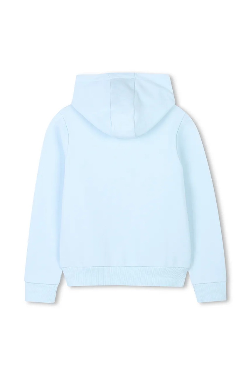 Дитяча бавовняна кофта Kenzo Kids з капюшоном з принтом K61127 Дитяча бавовняна кофта Kenzo Kids з капюшоном з принтом K61127