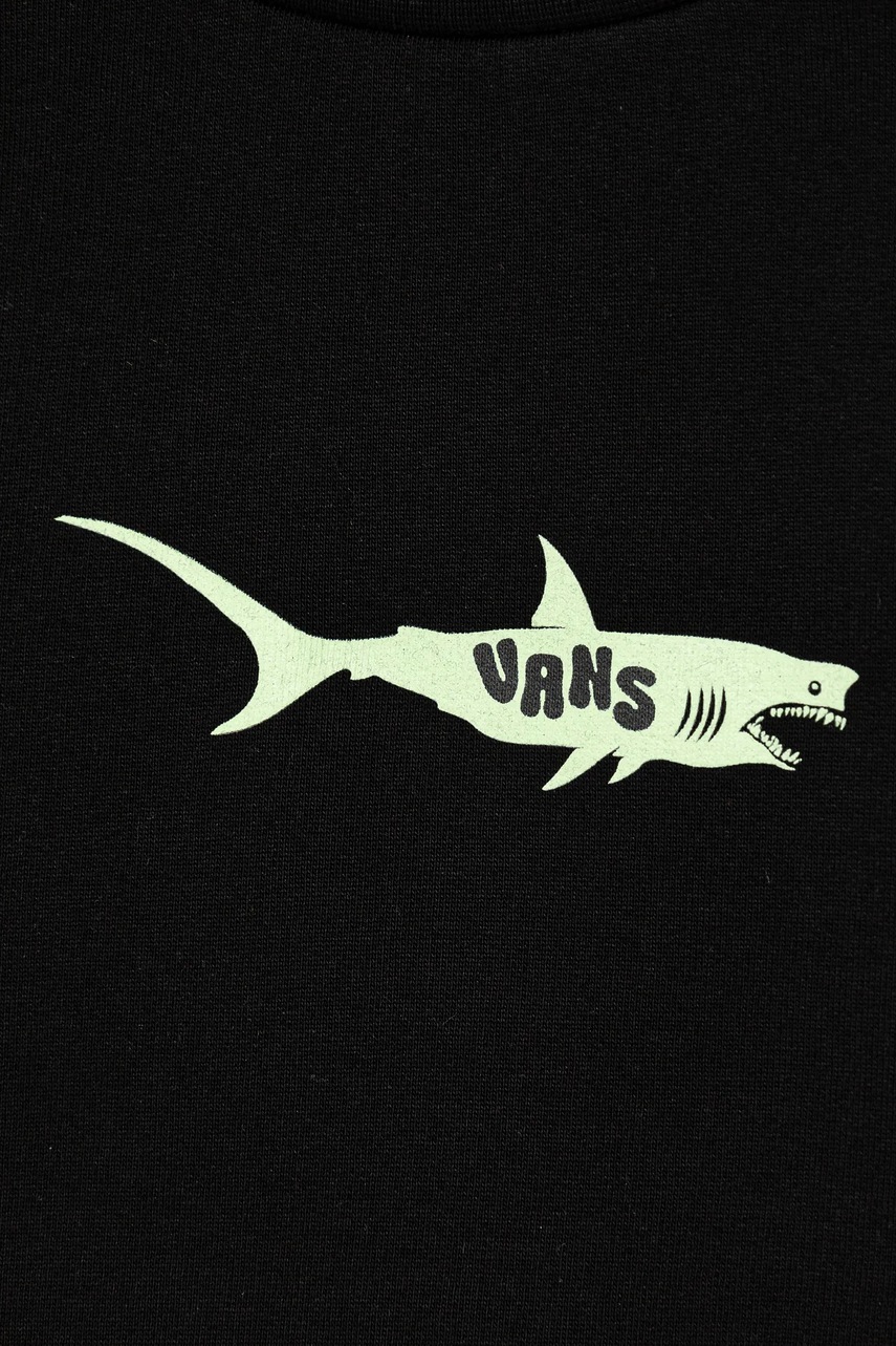 Vans gyerek melegítőfelső pamutból The Pack Crew fekete, nyomott mintás, VN000MMABLK1 termék 2. képe