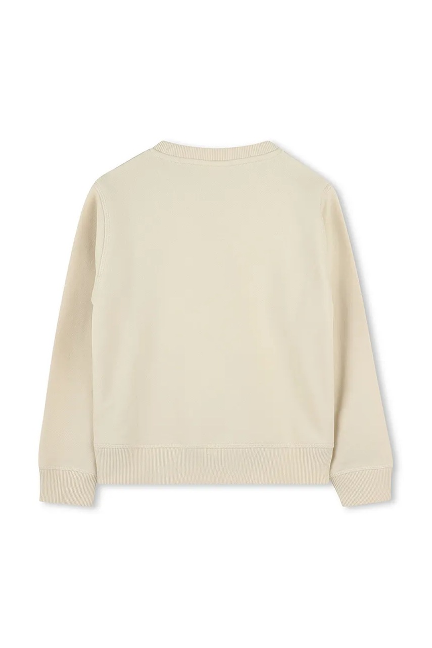 Детская кофта HUGO цвет бежевый с аппликацией G00350