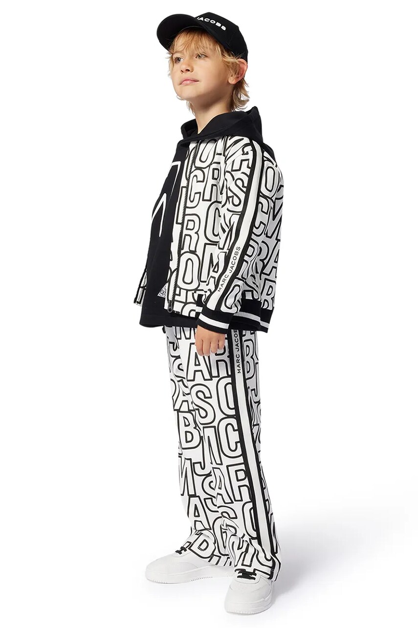Marc Jacobs hanorac de bumbac pentru copii culoarea alb, modelator, W60440