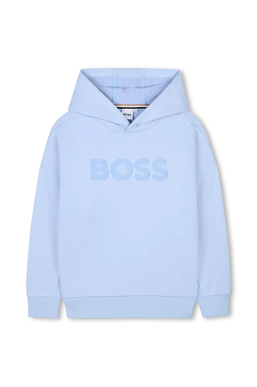 Детская кофта BOSS с капюшоном с принтом J52028