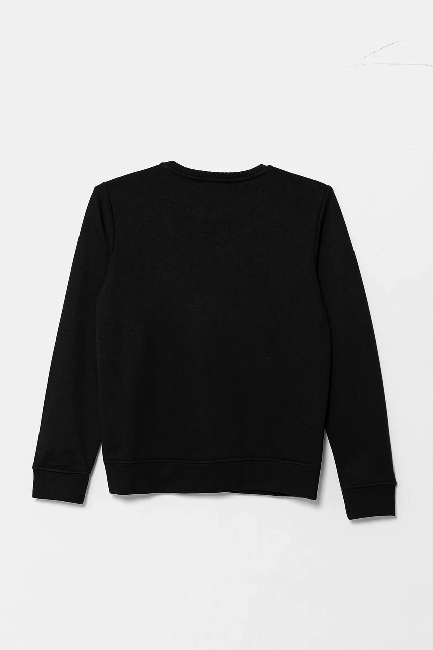 Детская кофта Emporio Armani цвет чёрный однотонная EB000302 AF14681 Детская кофта Emporio Armani цвет чёрный однотонная EB000302 AF14681