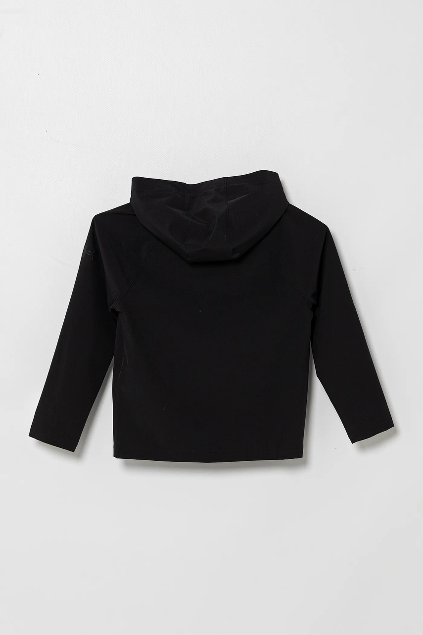 Дитяча кофта Under Armour Unstoppable Full Zip колір чорний з капюшоном однотонна 1383126 Дитяча кофта Under Armour Unstoppable Full Zip колір чорний з капюшоном однотонна 1383126