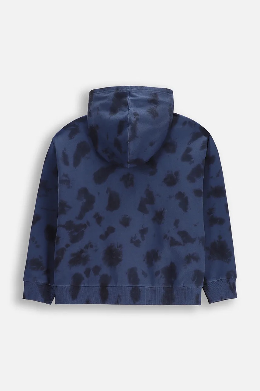 Кофта Coccodrillo цвет синий с капюшоном COSMIC RAVE BOY JUNIOR