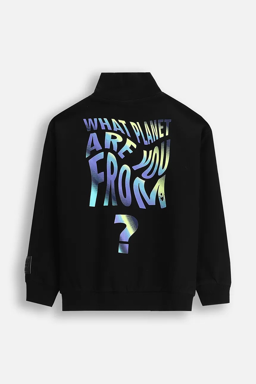 Кофта Coccodrillo цвет чёрный  COSMIC RAVE BOY KIDS