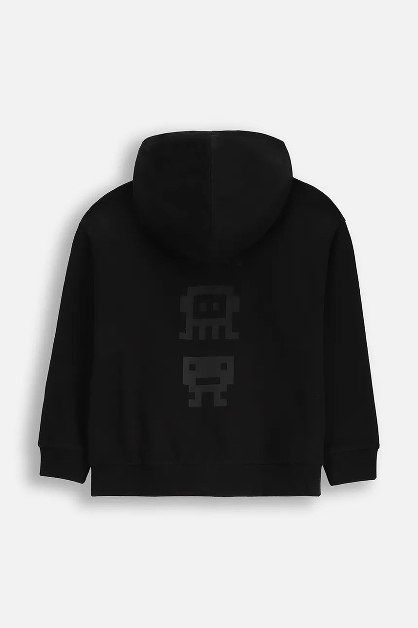 Кофта Coccodrillo цвет чёрный с капюшоном GAMER BOY JUNIOR