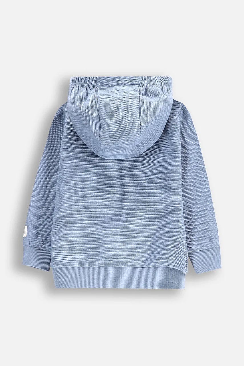 Кофта Coccodrillo с капюшоном однотонная HOLIDAY SPLASH BOY NEWBORN