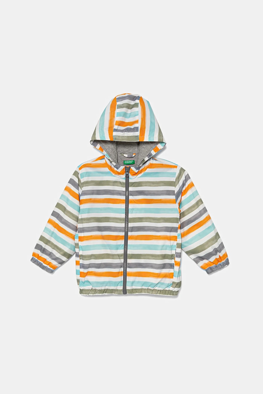 United Colors of Benetton geacă copii culoarea portocaliu, 2OKMGN03P