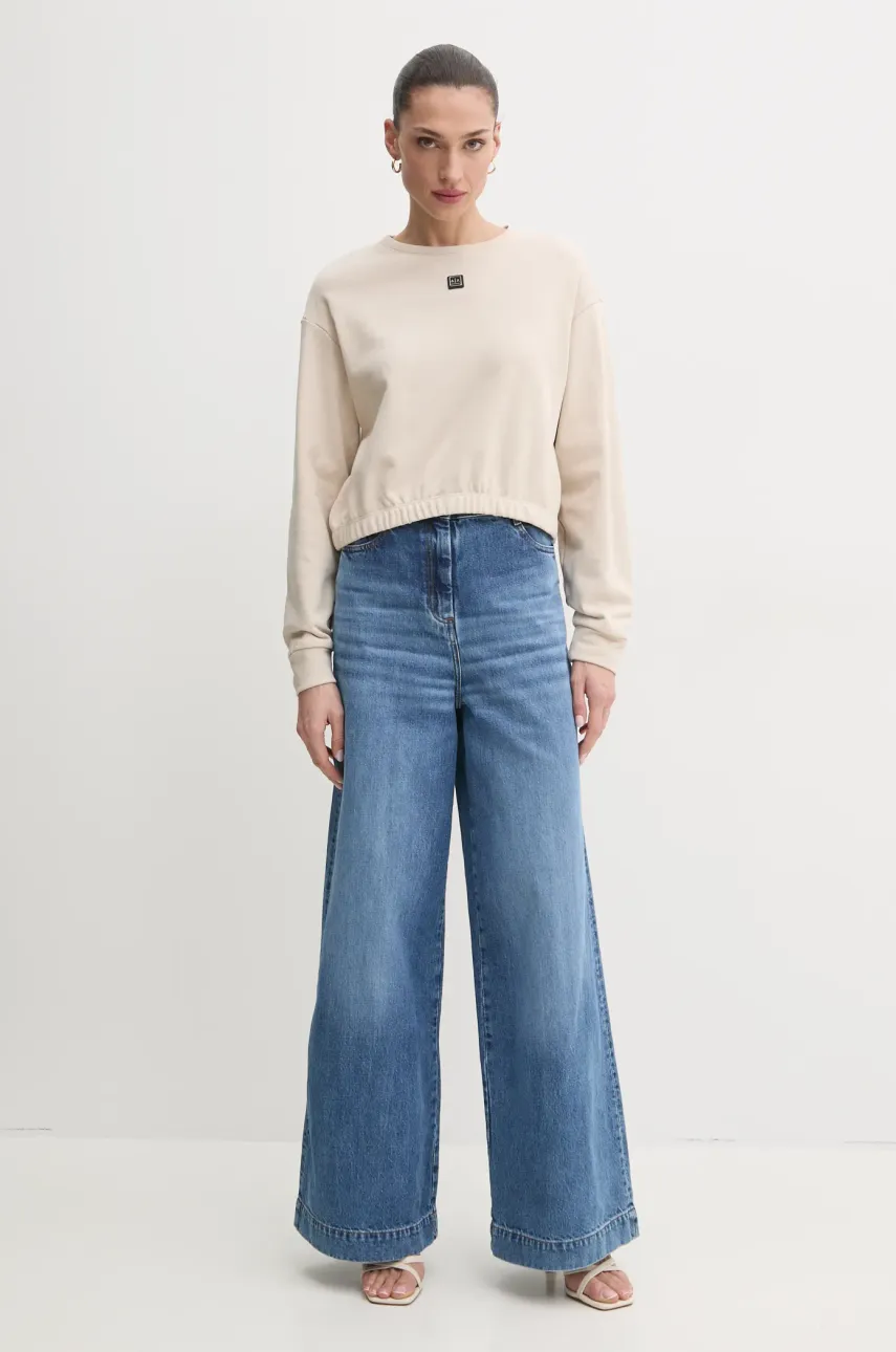 Кофта Armani Exchange женская цвет бежевый однотонная XW000086 AF10172 Кофта Armani Exchange женская цвет бежевый однотонная XW000086 AF10172