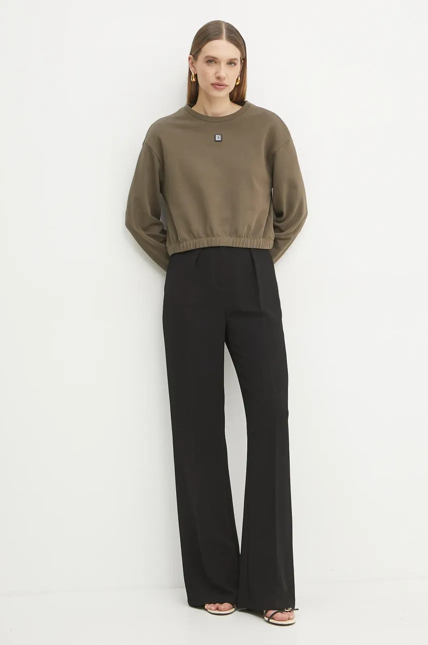 Кофта Armani Exchange женская цвет коричневый однотонная XW000086 AF10172 Кофта Armani Exchange женская цвет коричневый однотонная XW000086 AF10172