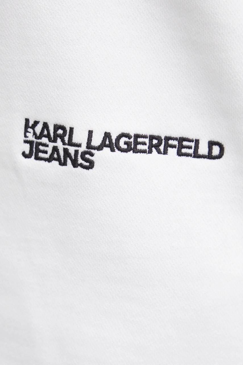 Бавовняна кофта Karl Lagerfeld Jeans жіноча колір білий з принтом A1W20068 