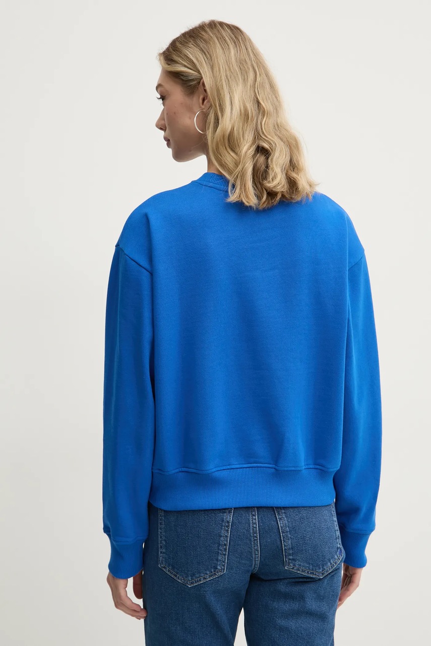 Βαμβακερή μπλούζα Karl Lagerfeld Jeans γυναικεία, χρώμα: μπλε, A1W20006 φωτογραφία