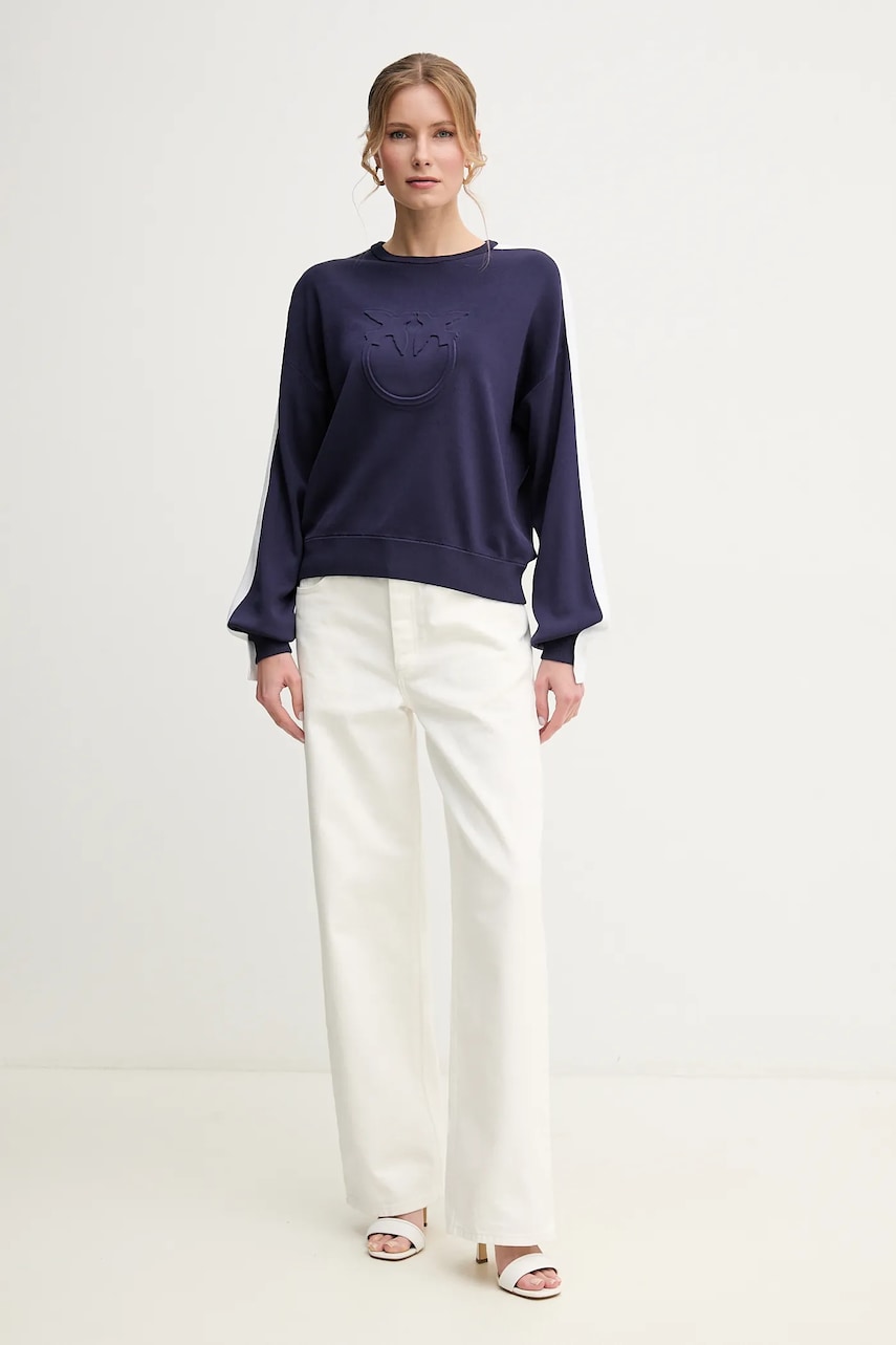Кофта Pinko женская цвет синий с аппликацией 104002 A2FQ Кофта Pinko женская цвет синий с аппликацией 104002 A2FQ