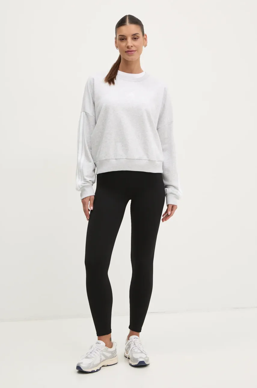Кофта adidas Essentials женская цвет серый меланж JD5292 Кофта adidas Essentials женская цвет серый меланж JD5292