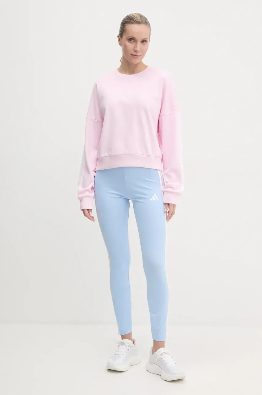 Кофта adidas Essentials женская цвет розовый с аппликацией JD5294 Кофта adidas Essentials женская цвет розовый с аппликацией JD5294