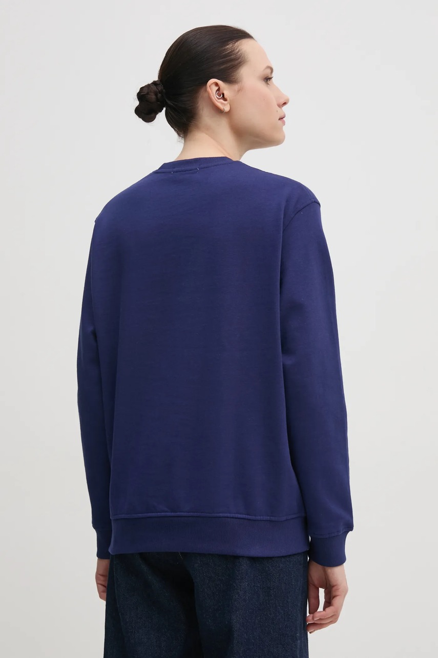 Βαμβακερή μπλούζα Drivemebikini Aperitivo Flock γυναικεία, χρώμα: ναυτικό μπλε, 2024-DMBS-021-NVB φωτογραφία