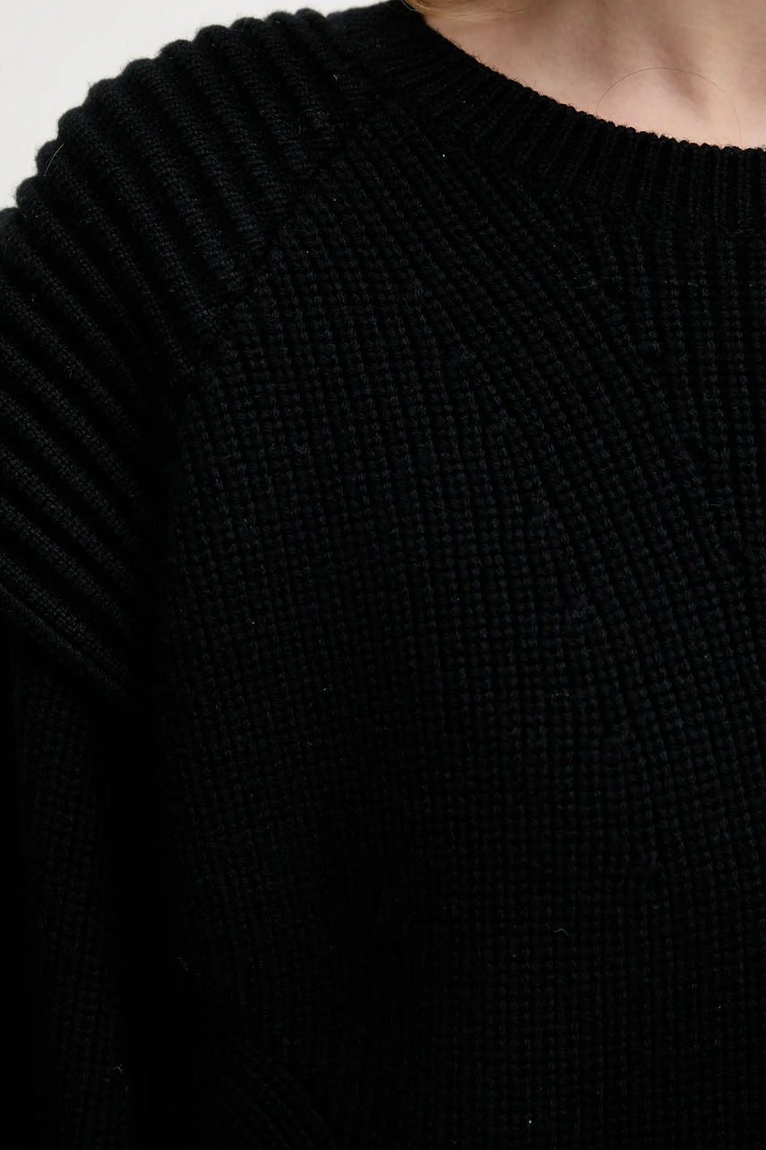 Μάλλινο πουλόβερ IRO χρώμα: μαύρο, WF12AHANU φωτογραφία