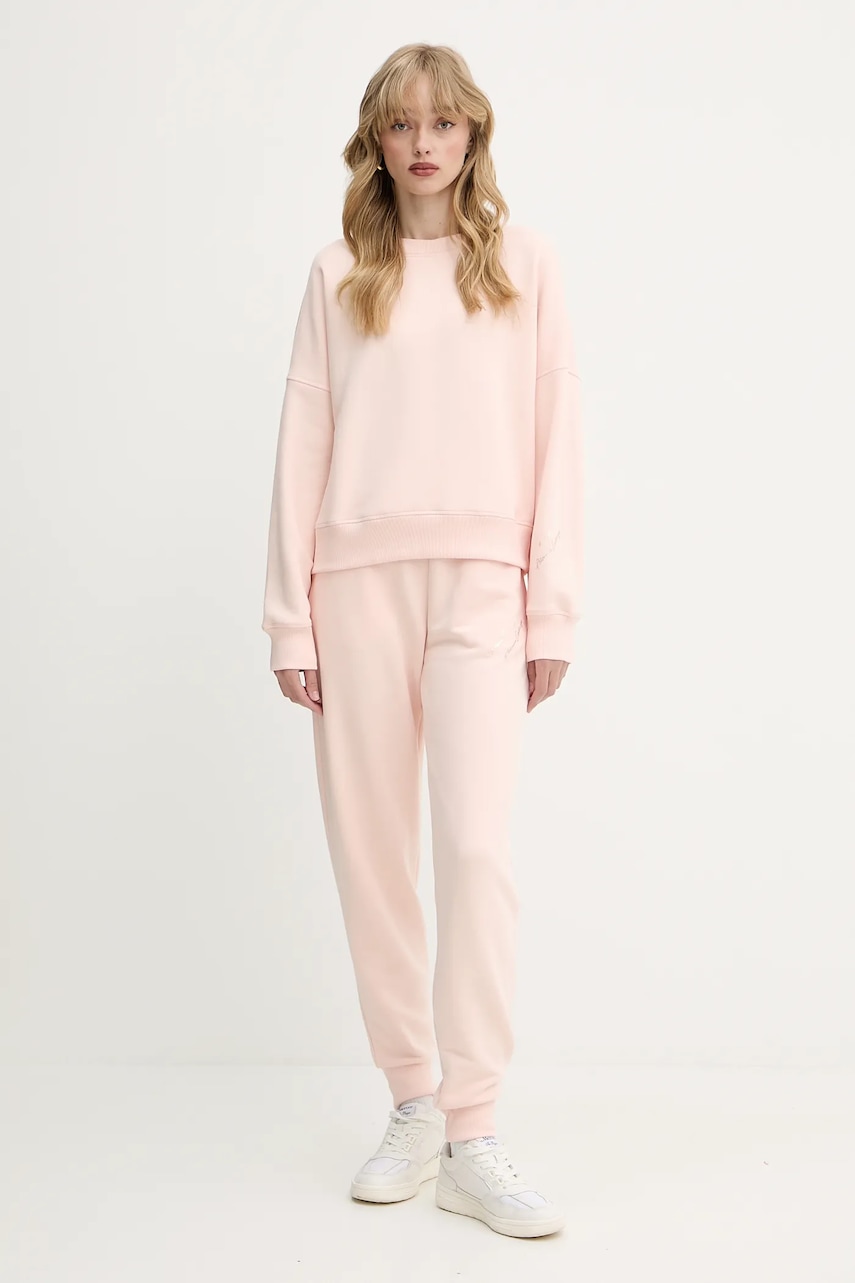 Кофта Armani Exchange цвет бежевый с аппликацией XW000156 AF11852 Кофта Armani Exchange цвет бежевый с аппликацией XW000156 AF11852
