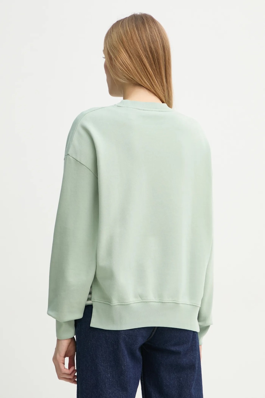 Βαμβακερή μπλούζα Marc O'Polo γυναικεία, χρώμα: πράσινο, 502407354033 φωτογραφία