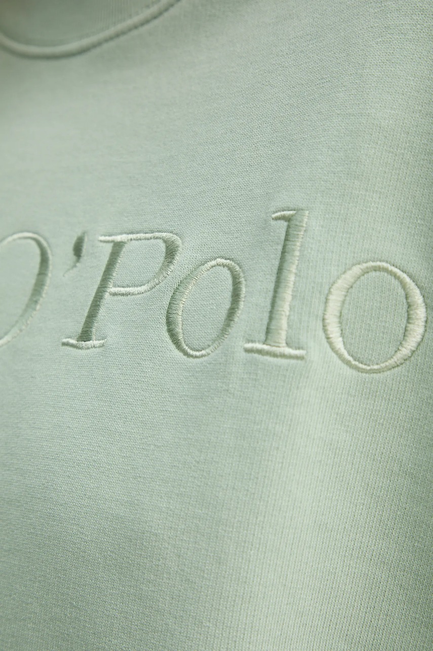 Βαμβακερή μπλούζα Marc O'Polo γυναικεία, χρώμα: πράσινο, 502407354033 φωτογραφία