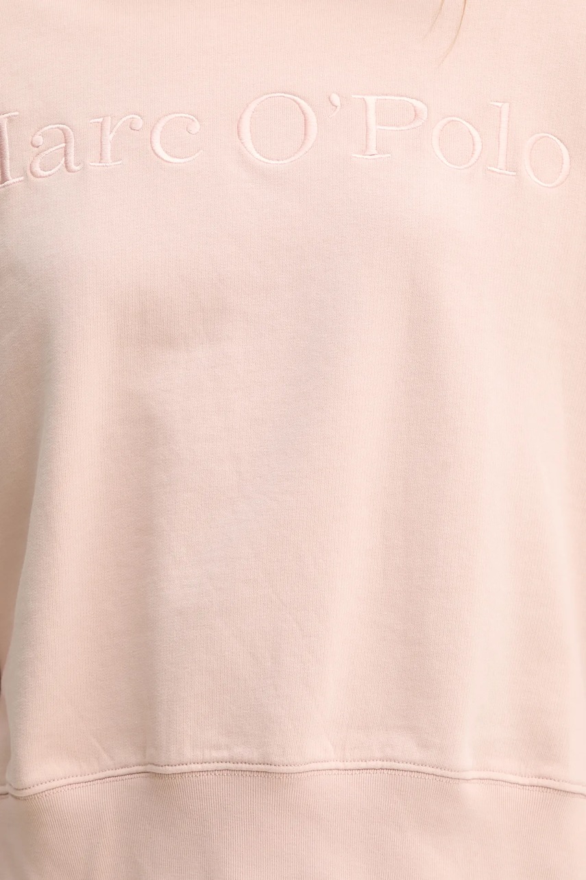 Βαμβακερή μπλούζα Marc O'Polo γυναικεία, χρώμα: ροζ, 502407354033 φωτογραφία