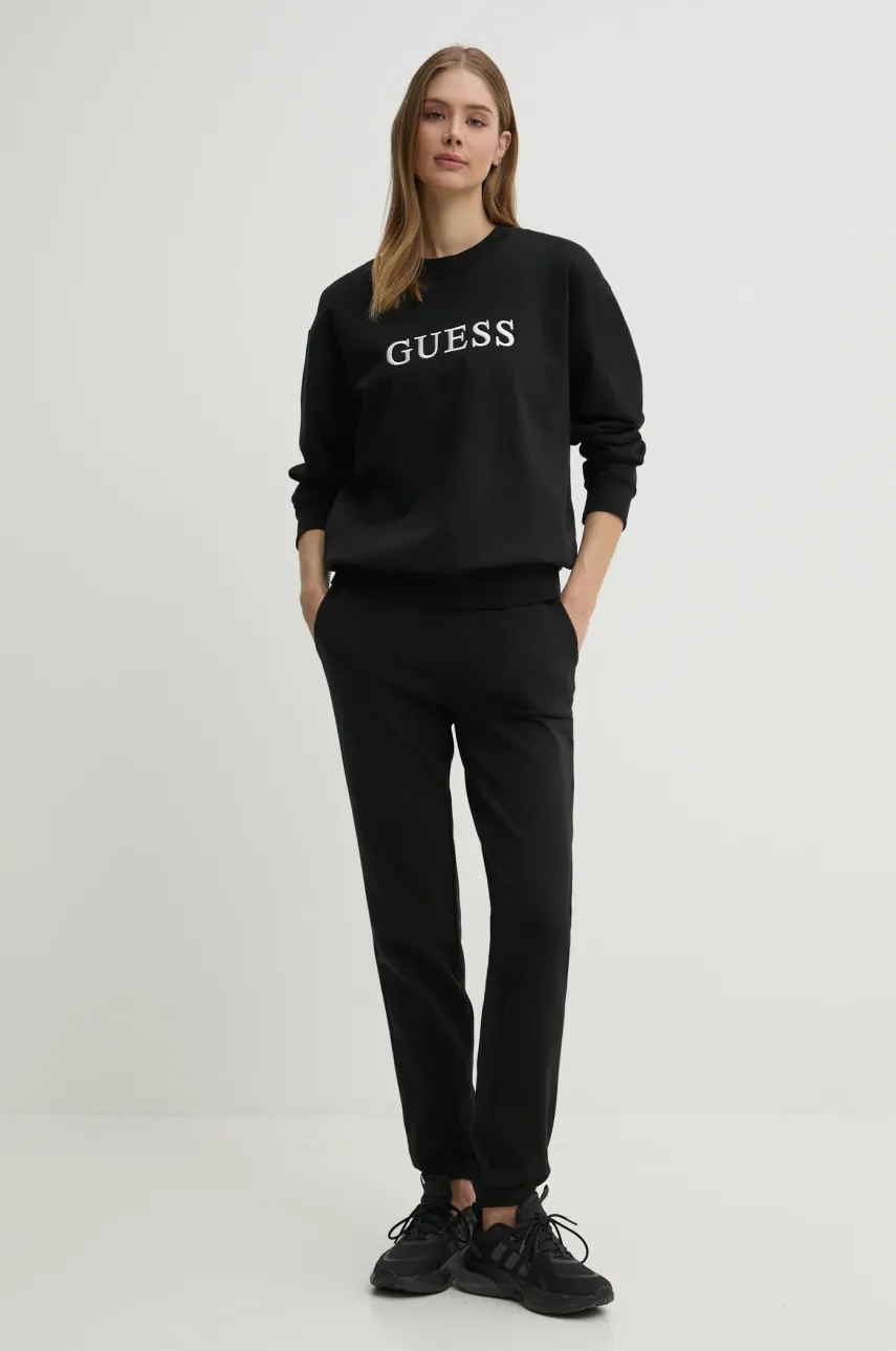 Кофта Guess SOFIA женская цвет чёрный с аппликацией O5RQ03 KCO31 Кофта Guess SOFIA женская цвет чёрный с аппликацией O5RQ03 KCO31