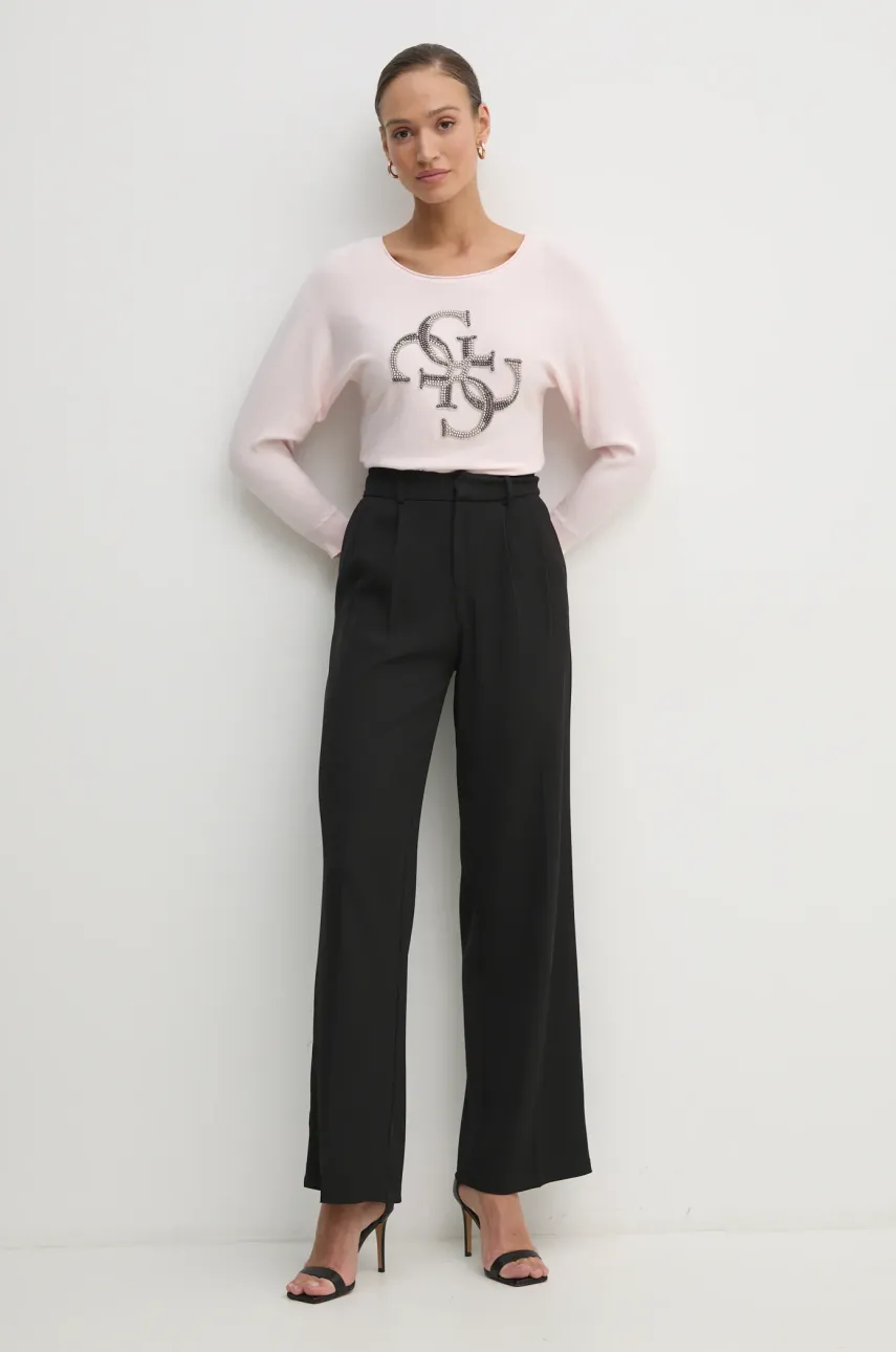 Свитер Guess EMERIE женский цвет розовый лёгкий W5RR37 Z2NQ2 Свитер Guess EMERIE женский цвет розовый лёгкий W5RR37 Z2NQ2