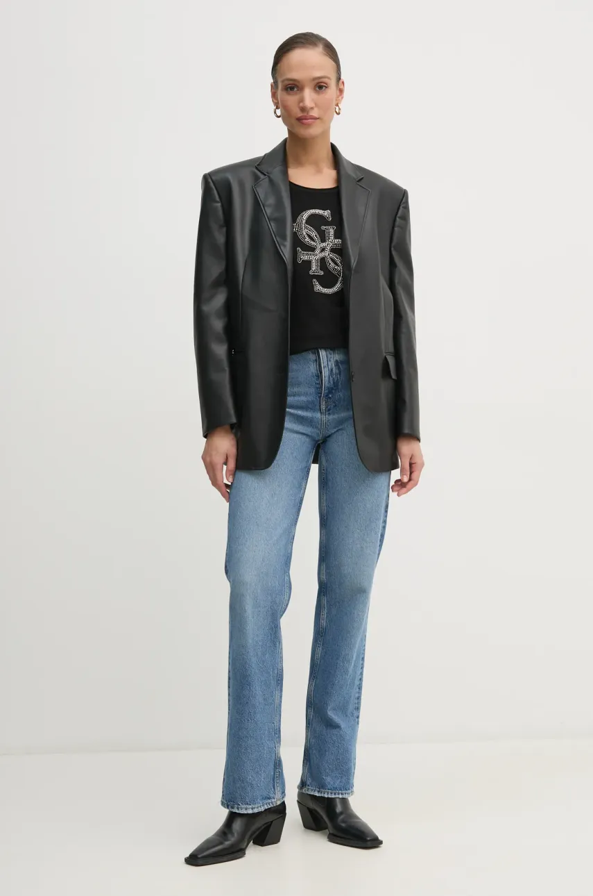 Свитер Guess EMERIE женский цвет чёрный лёгкий W5RR37 Z2NQ2 Свитер Guess EMERIE женский цвет чёрный лёгкий W5RR37 Z2NQ2