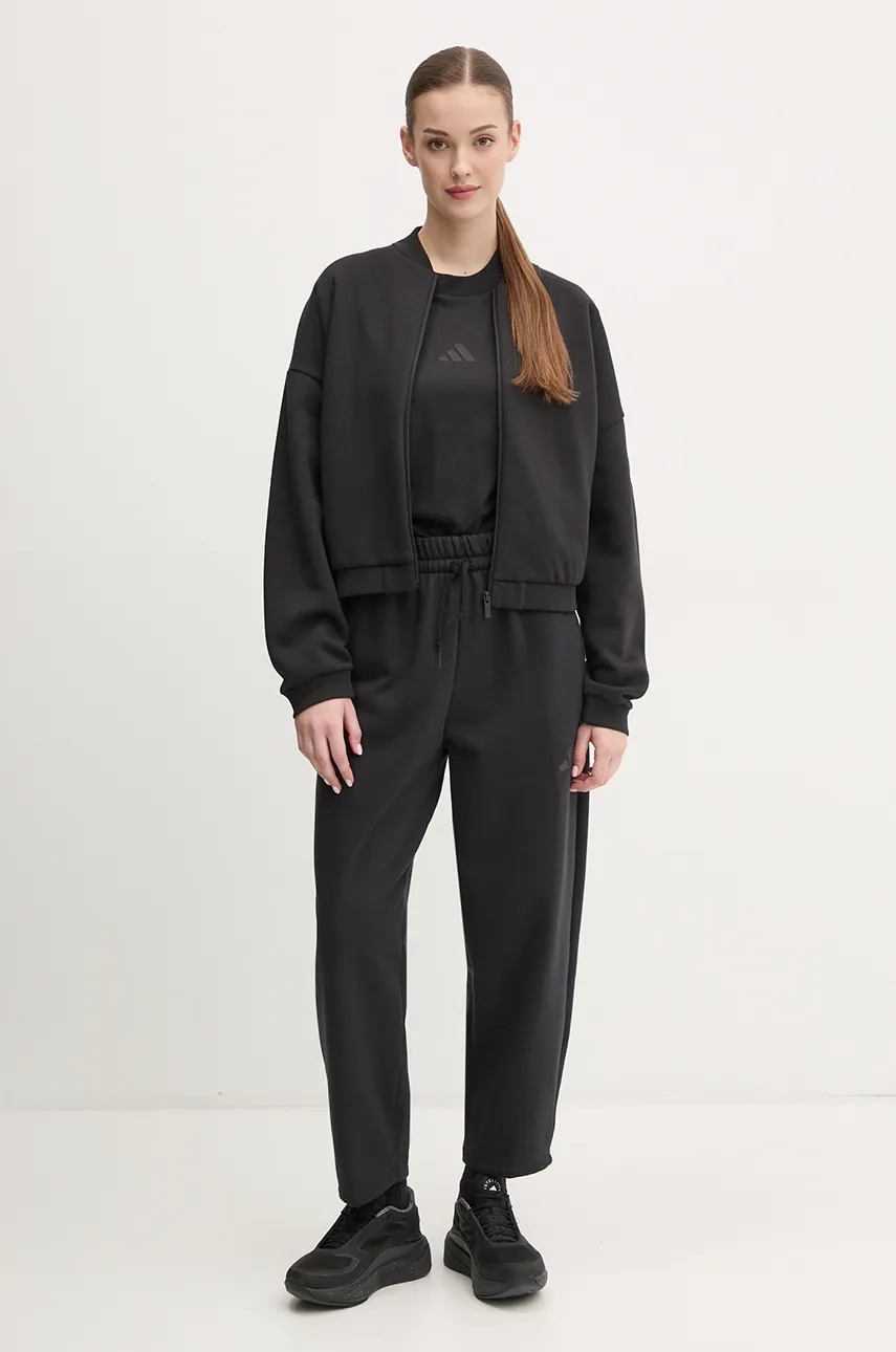 Кофта adidas Essentials женская цвет чёрный однотонная JD9965 Кофта adidas Essentials женская цвет чёрный однотонная JD9965