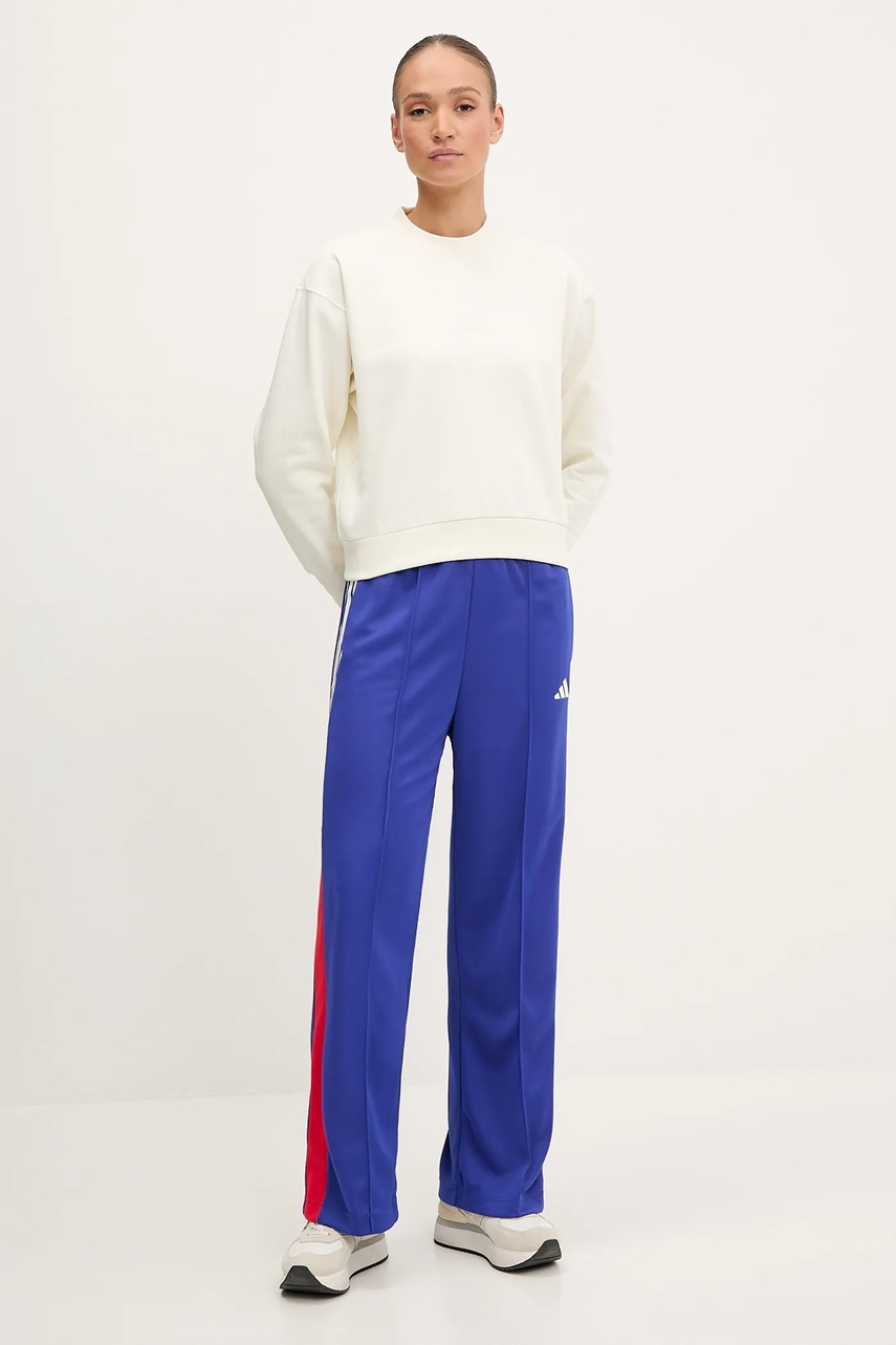 Кофта adidas ALL SZN цвет бежевый однотонная IY6748