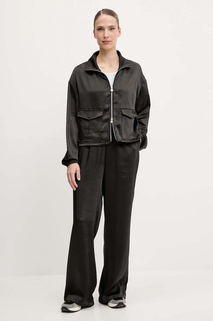 Кофта EA7 Emporio Armani цвет чёрный однотонная AF13256.7W000146 Кофта EA7 Emporio Armani цвет чёрный однотонная AF13256.7W000146