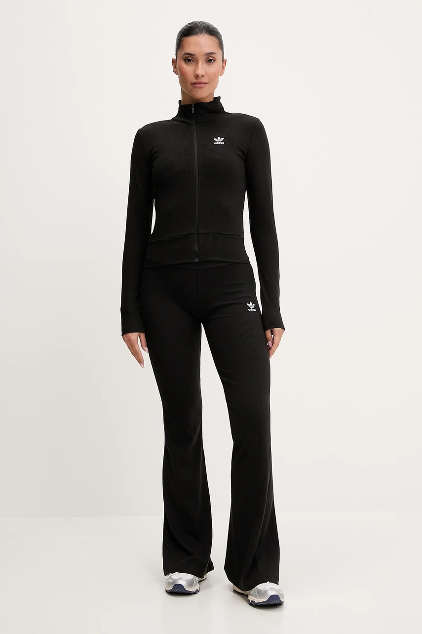 Кофта adidas Originals Essential цвет чёрный с аппликацией JD5905