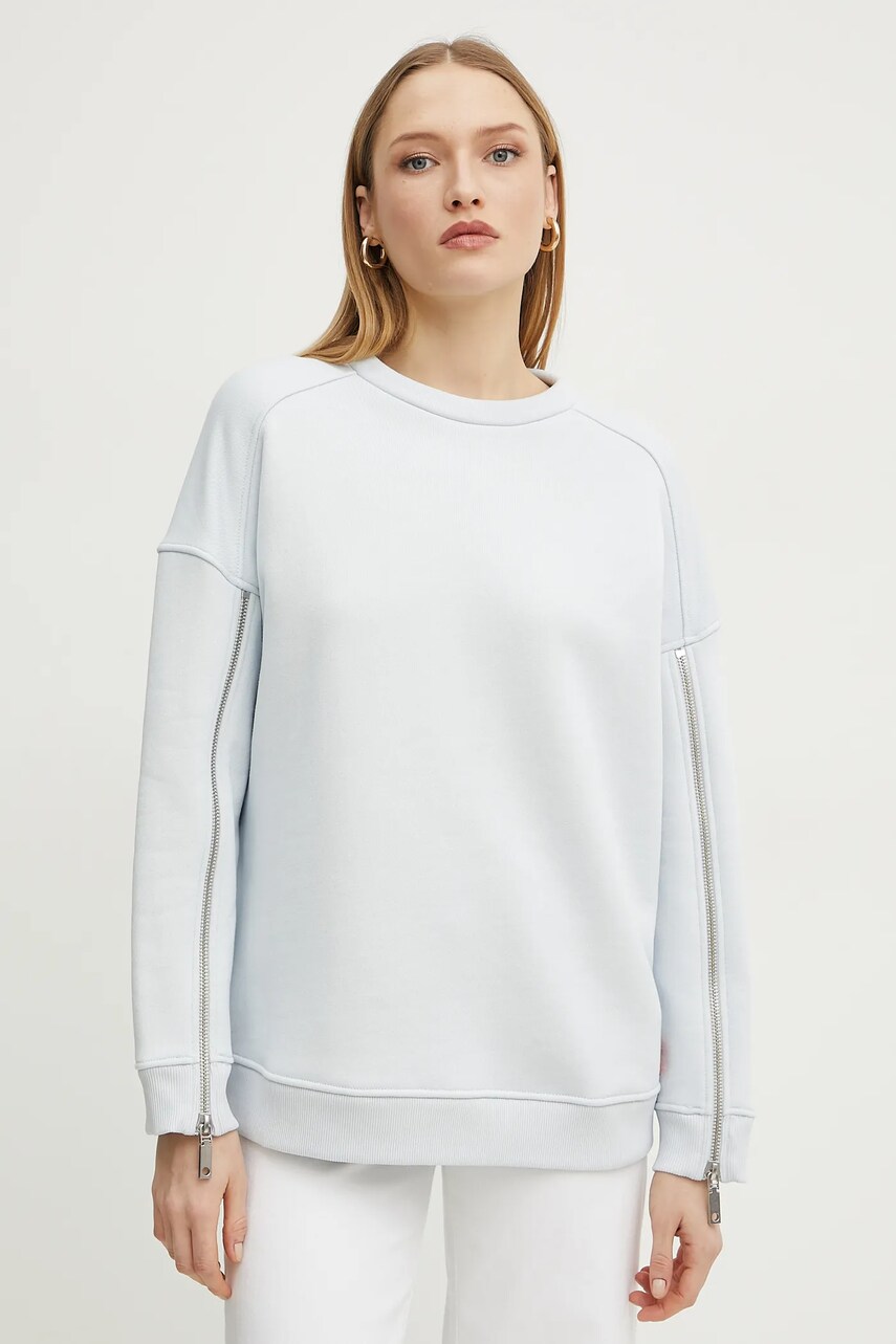 MAX&Co. hanorac de bumbac femei, neted, 2516921022200
