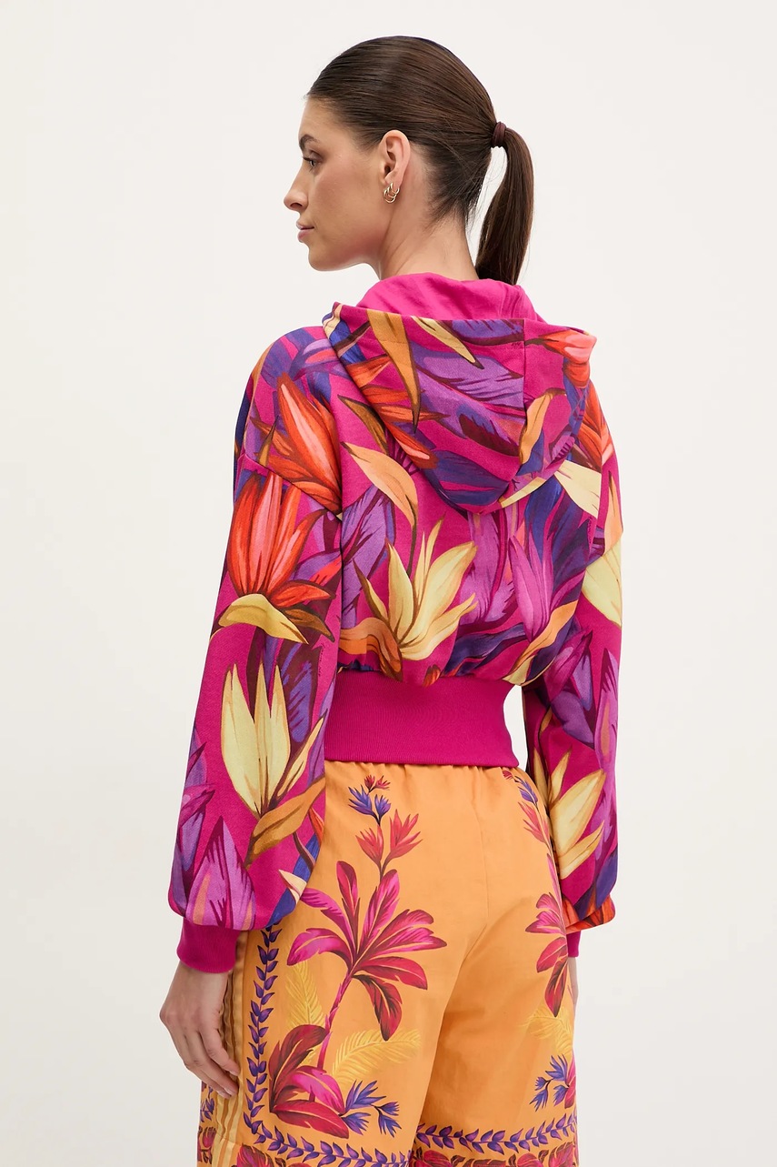 Bavlněná mikina adidas x Farm Rio (obrázek 3)