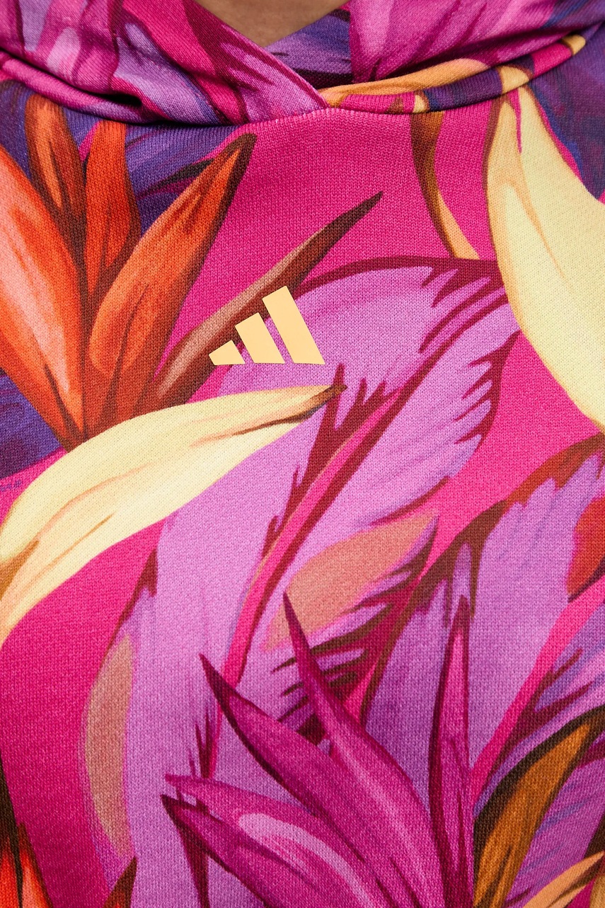 Bavlněná mikina adidas x Farm Rio (obrázek 5)