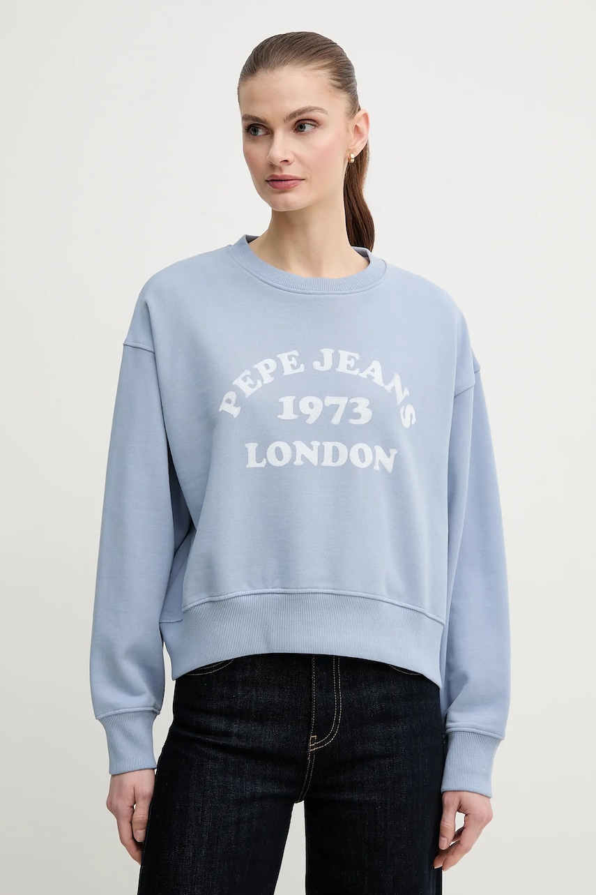 Pepe Jeans bluza VENUS femei, cu imprimeu, PL581487 Pepe Jeans bluza VENUS femei, cu imprimeu, PL581487