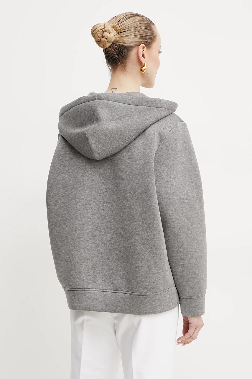 Weekend Max Mara felső szürke, női, melange, kapucnis, 2515911021600 termék 2. képe