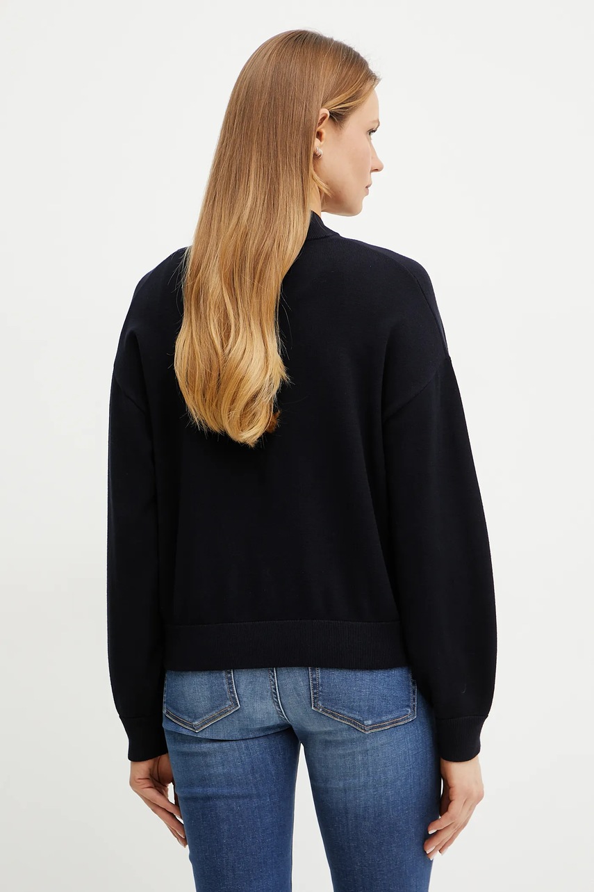 Max Mara Leisure kardigán sötétkék, női, könnyű, 2516311017600 termék 2. képe