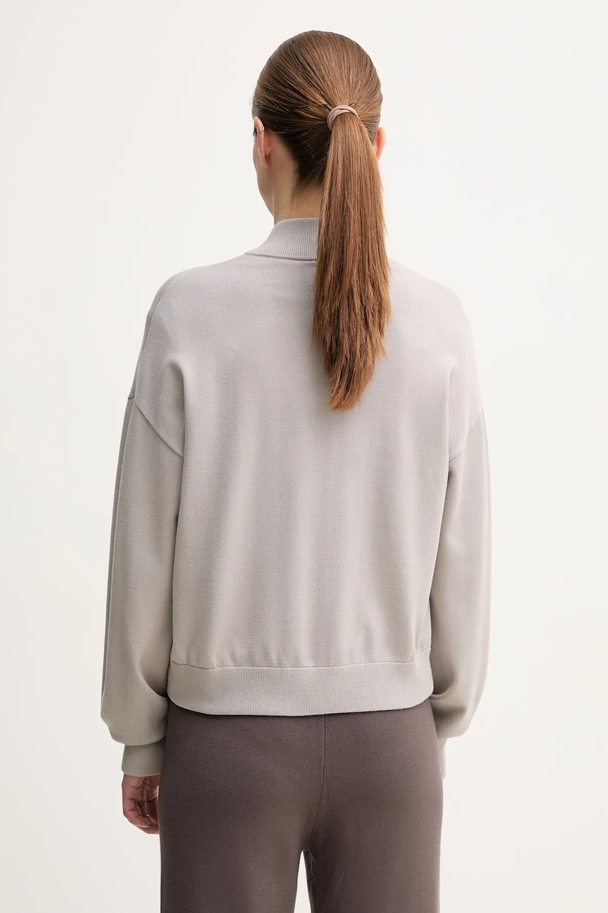 Max Mara Leisure kardigán szürke, női, könnyű, 2516311017600 termék 2. képe