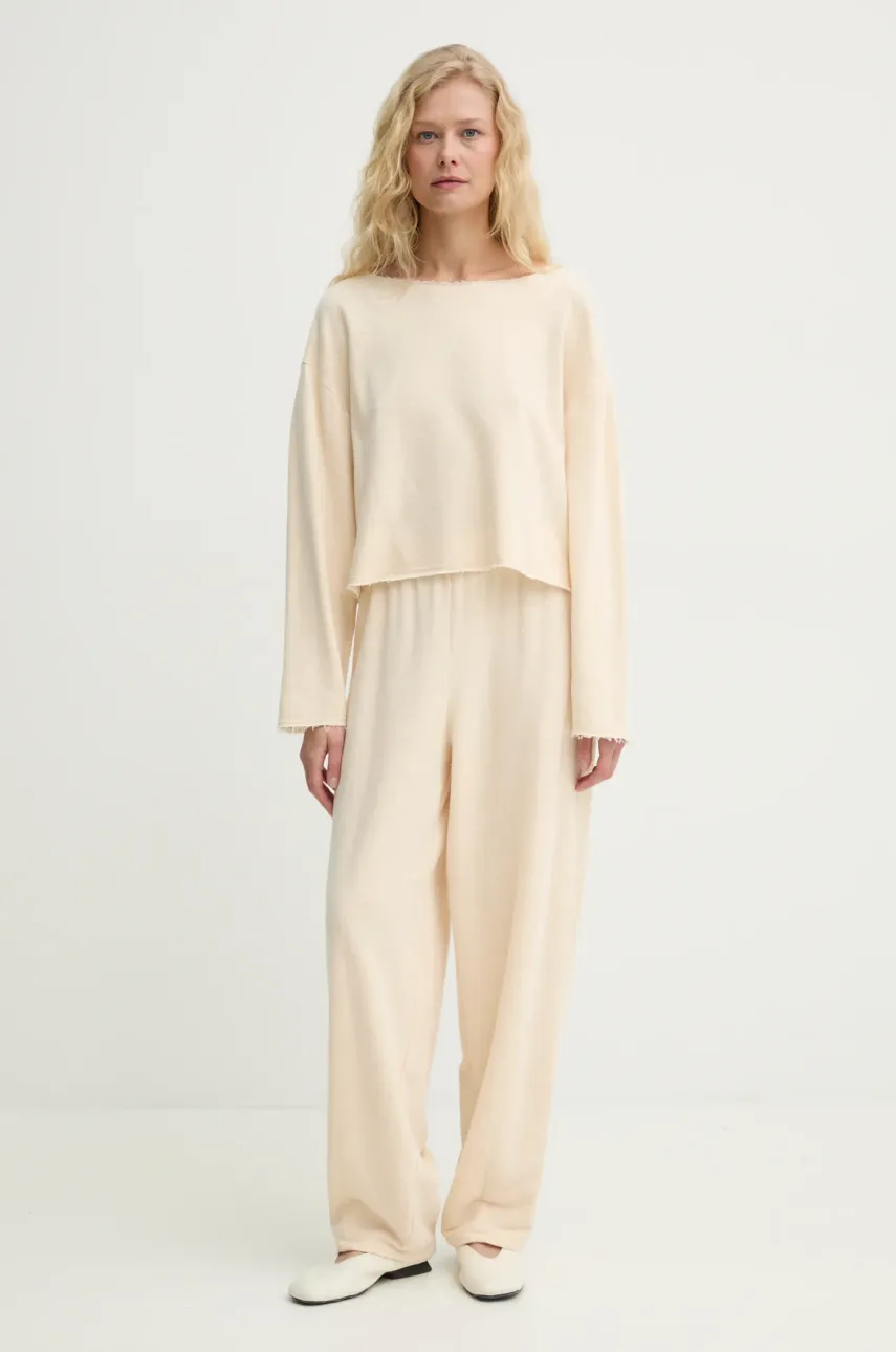 Кофта American Vintage женские цвет бежевый однотонная OFY03AE25 Кофта American Vintage женские цвет бежевый однотонная OFY03AE25