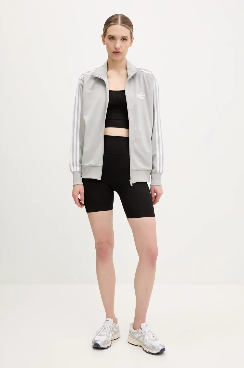 Кофта adidas Originals Firebird женская цвет серый с аппликацией JC8254 Кофта adidas Originals Firebird женская цвет серый с аппликацией JC8254