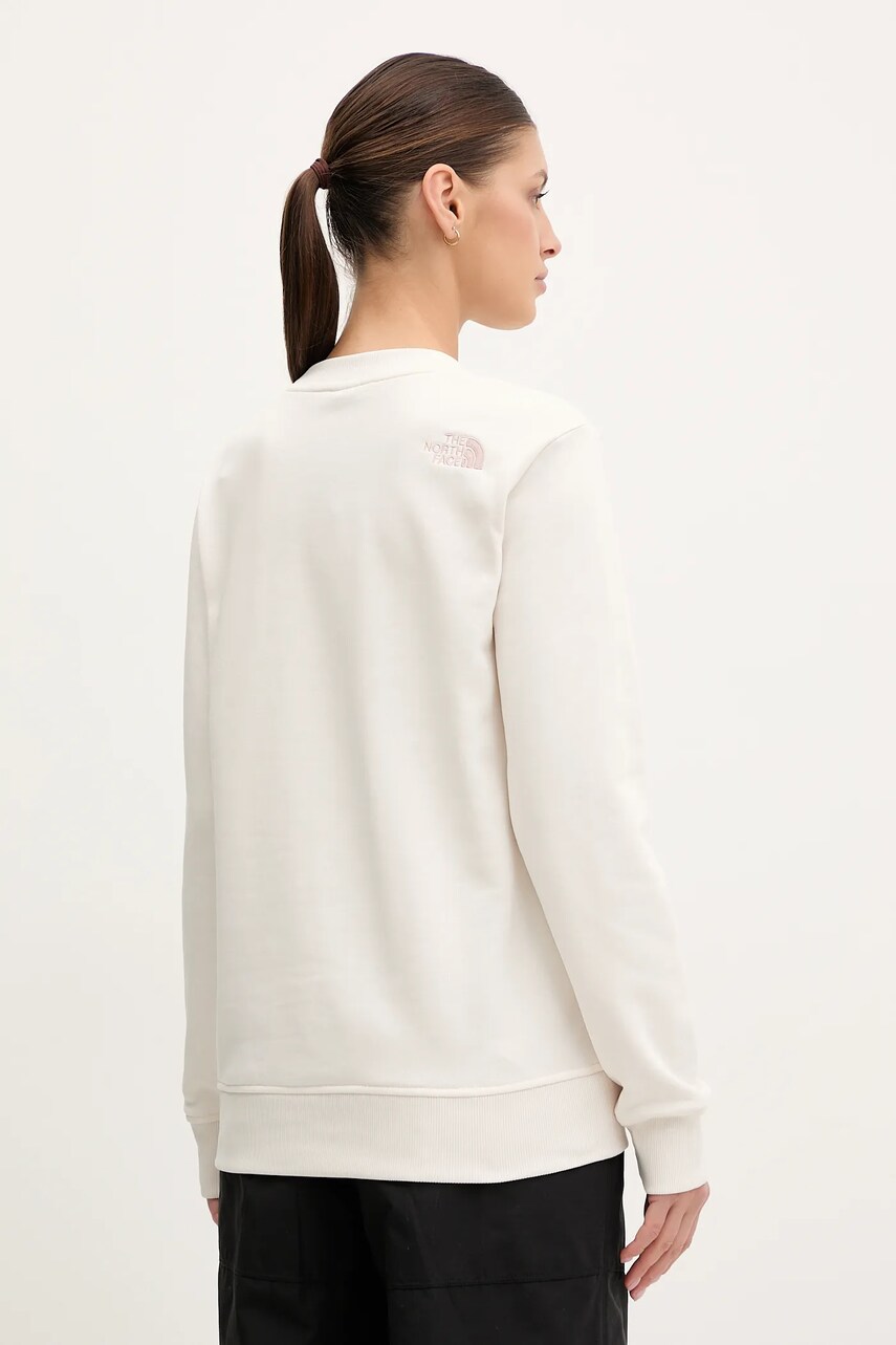 The North Face felső Drew Peak Light bézs, női, nyomott mintás, NF0A8C1EATW1 termék 2. képe