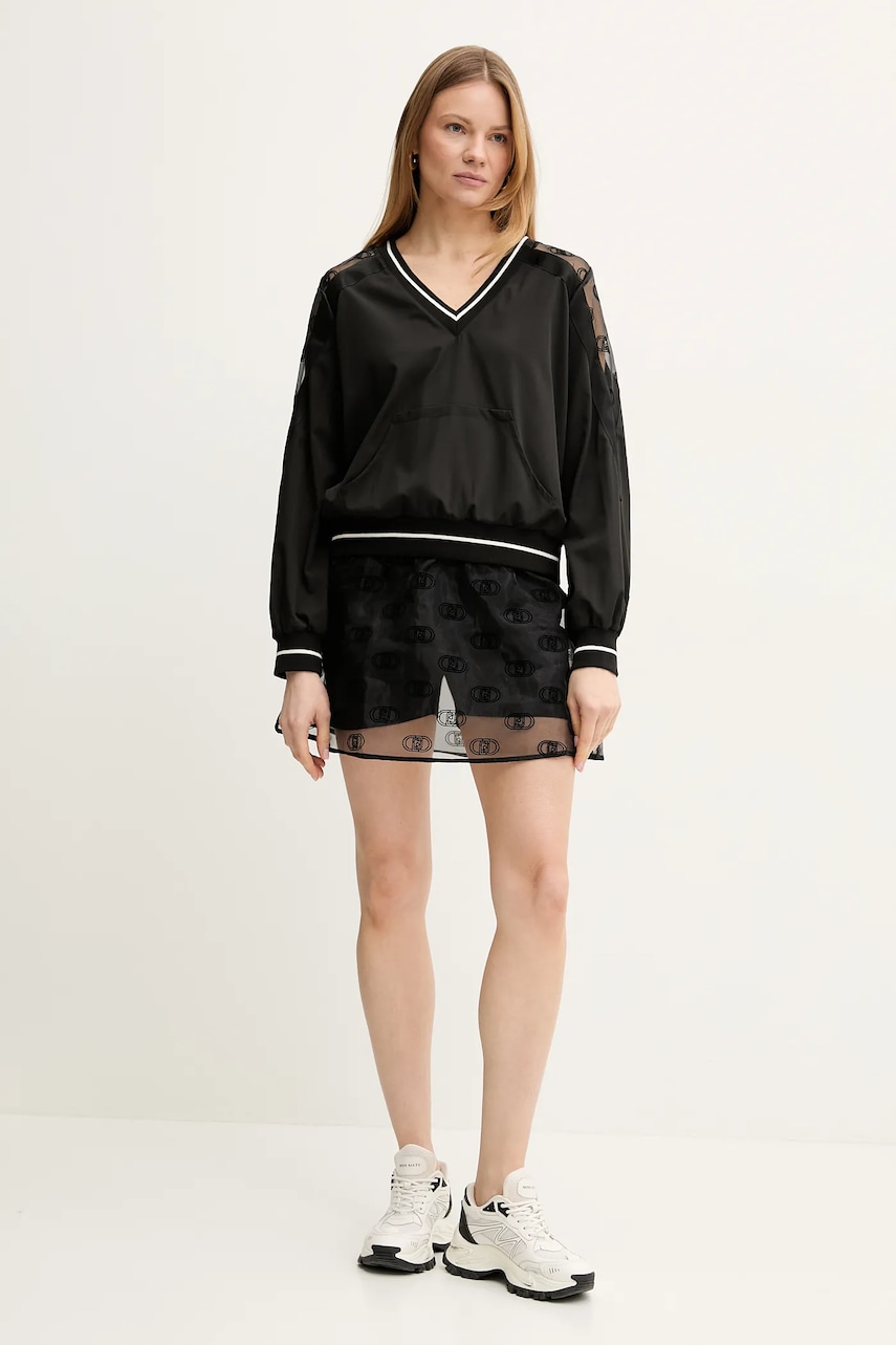 Кофта цвет чёрный однотонная TA5201 TS922 Кофта цвет чёрный однотонная TA5201 TS922