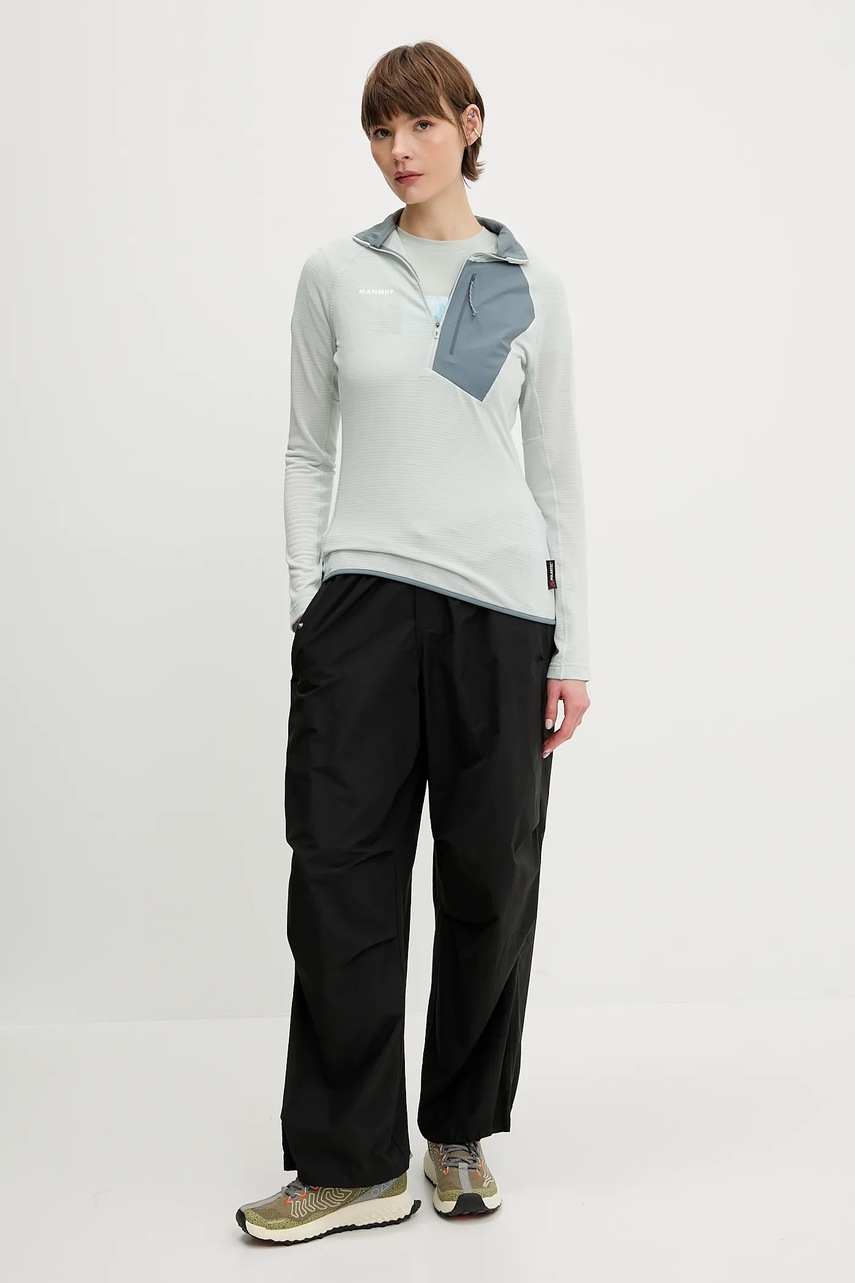 Спортивная кофта Mammut Aenergy Light цвет зелёный с аппликацией 1014-05531