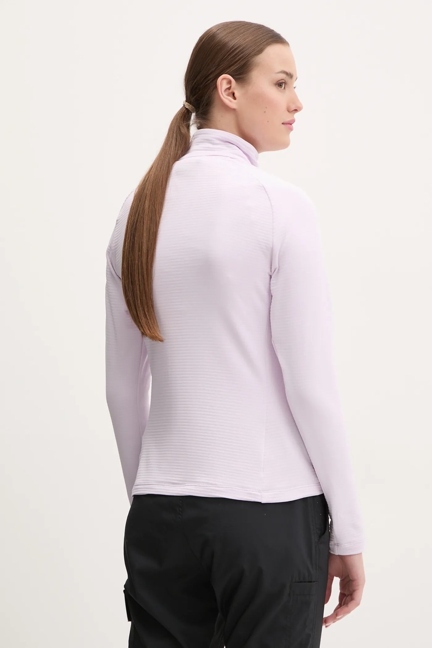 Jack Wolfskin sportos pulóver Prelight lila, nyomott mintás, A63790 termék 2. képe