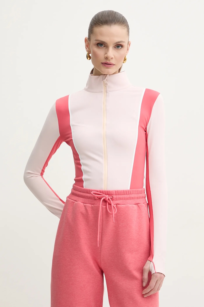 BOSS bluza femei, culoarea roz, modelator, 50540215