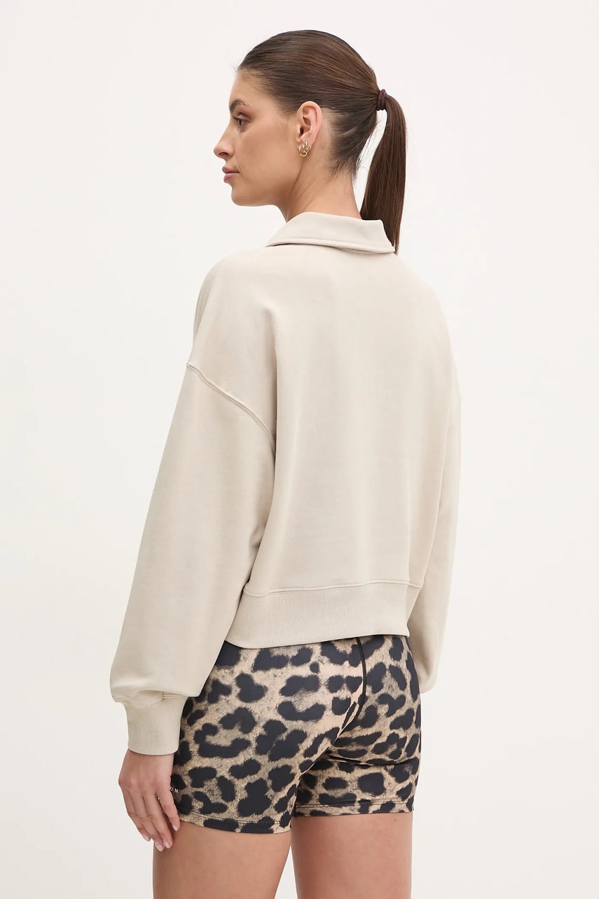 Βαμβακερή μπλούζα Dkny γυναικεία, χρώμα: μπεζ, DP5T1243 φωτογραφία