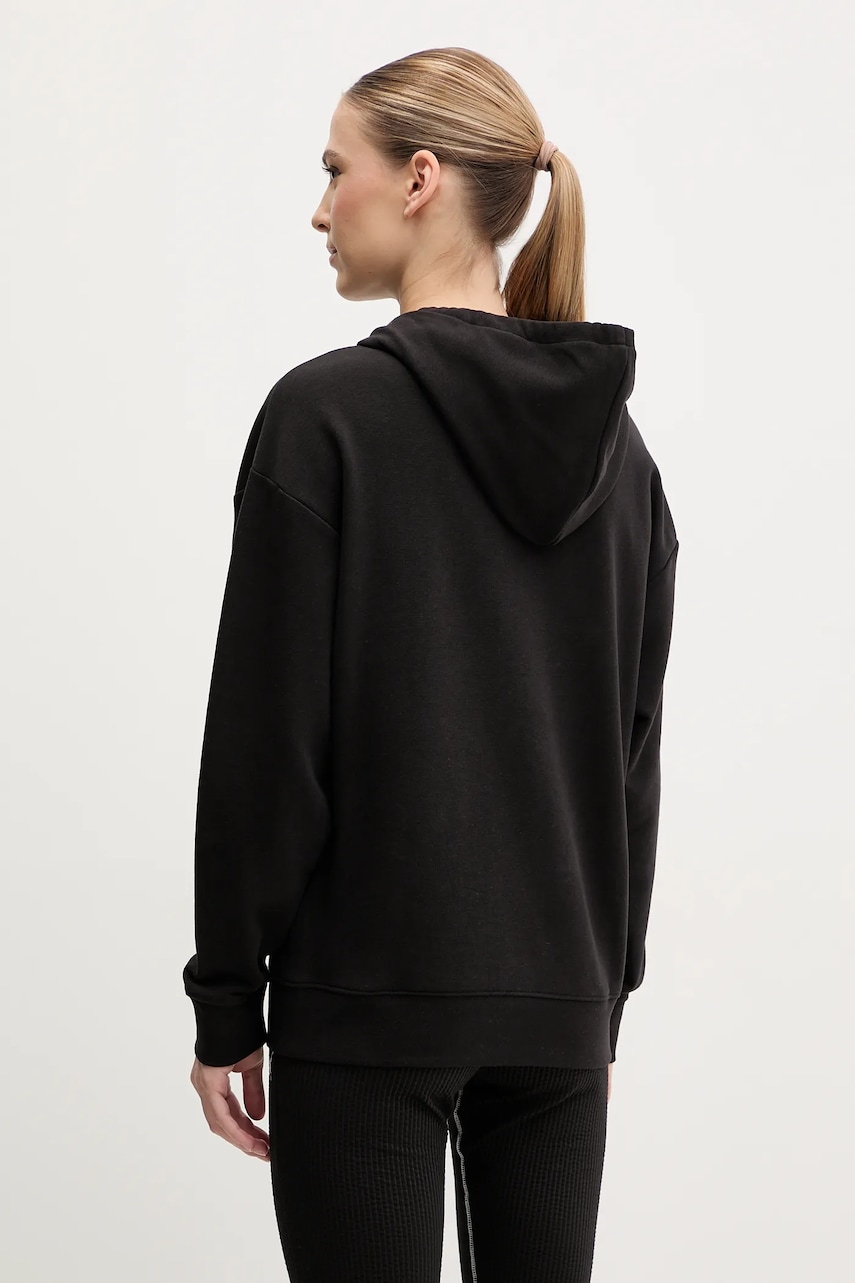 Кофта Puma женская цвет чёрный с капюшоном с аппликацией 684983 Кофта Puma женская цвет чёрный с капюшоном с аппликацией 684983