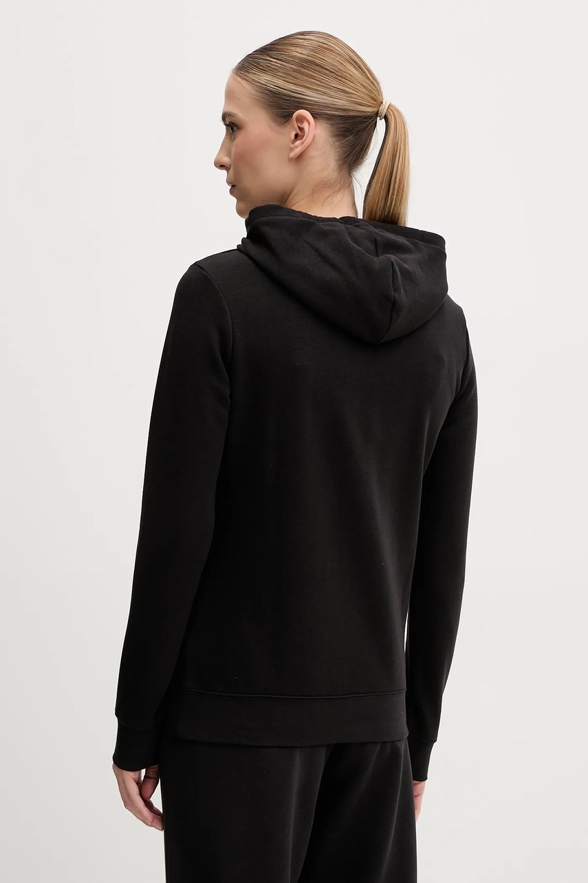 Μπλούζα Puma χρώμα: μαύρο, με κουκούλα, 684997 φωτογραφία