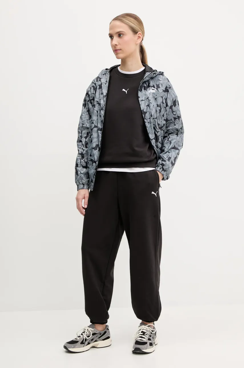 Кофта Puma женская цвет чёрный однотонная 685401 Кофта Puma женская цвет чёрный однотонная 685401